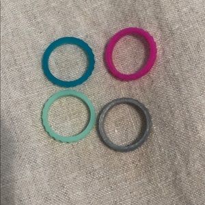 Silicon wedding bands- mix& match